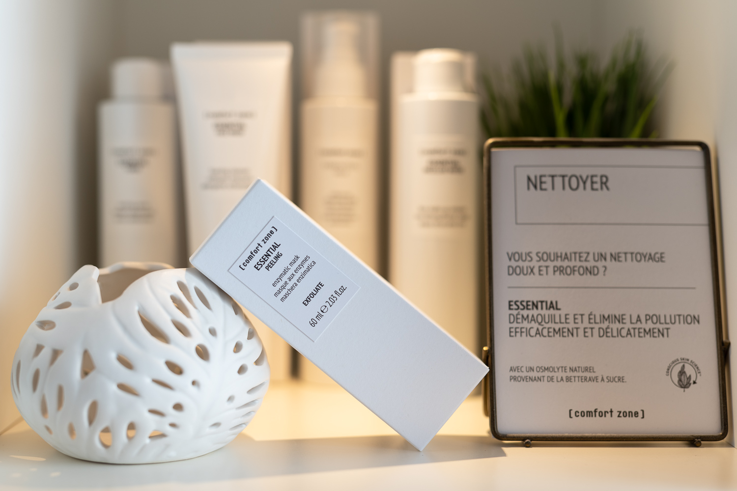 Notre galerie est presque entièrement dédiée à Comfort Zone et ses produits